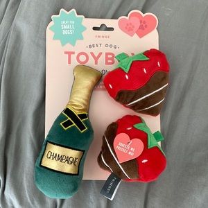 Champagne Dog Toy Set